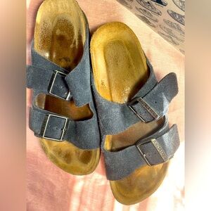 Arizona style Birkenstock in denim navy